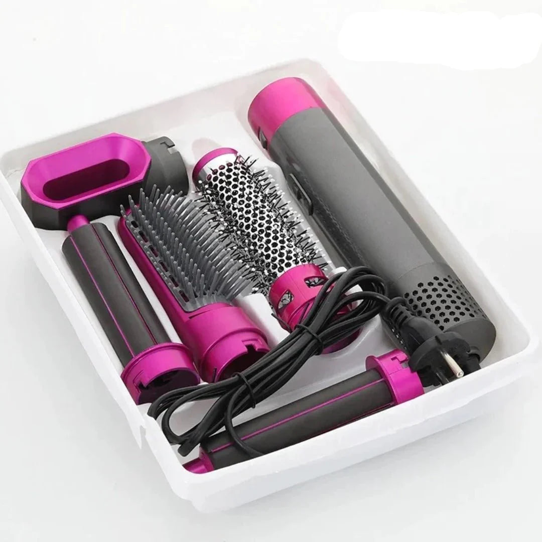 MultiStyler Pro™ Cepillo Profesional 5 en 1 Es como tener Un salón de Belleza en casa